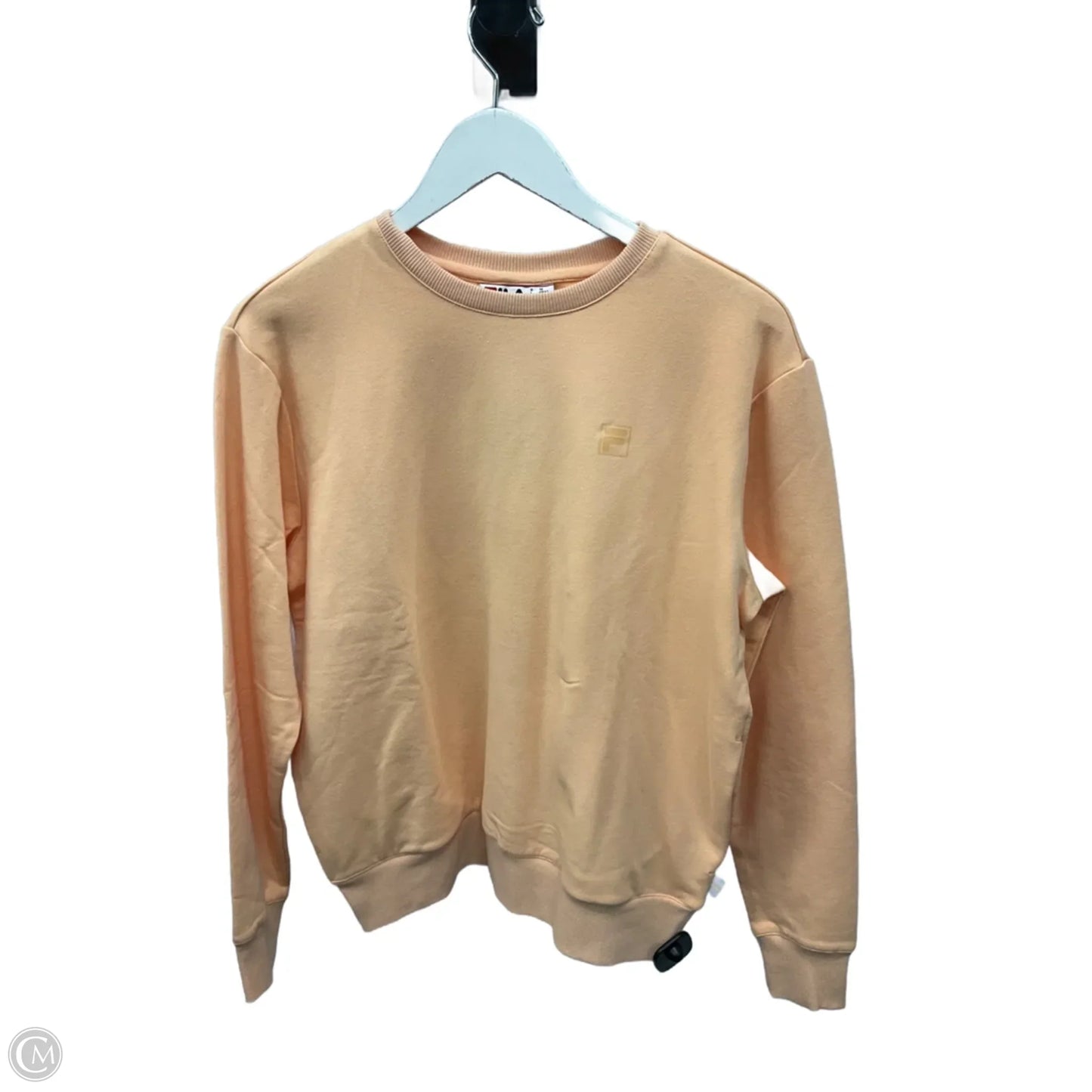 Sweatshirt Crewneck By Fila In Peach, Size: S