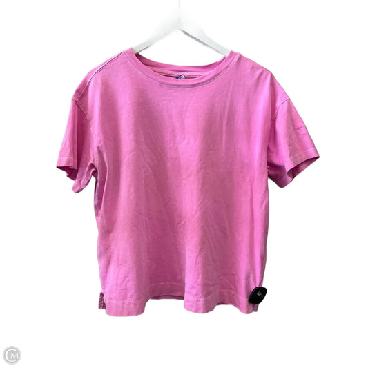 Top Short Sleeve Basic By Old Navy In Pink, Size: M