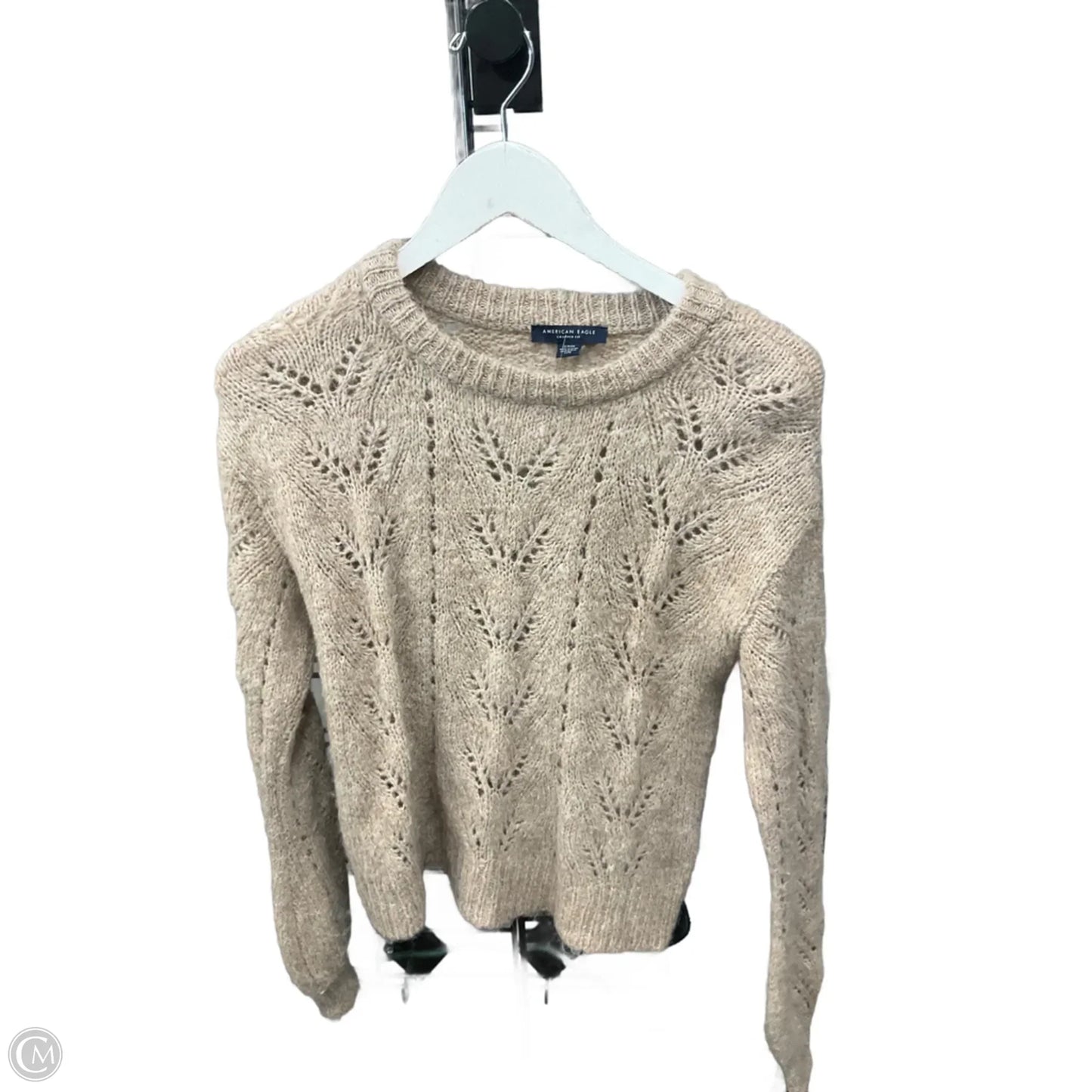 Sweater By American Eagle In Tan, Size: S