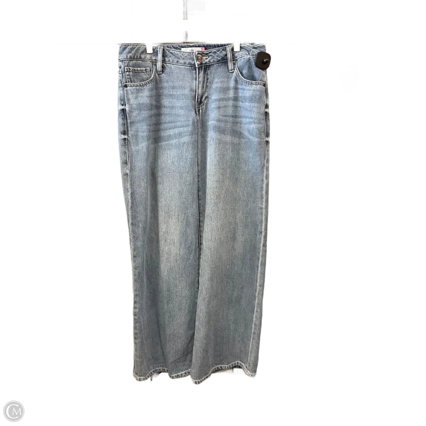 Jeans Wide Leg By Cabi In Blue Denim, Size: 2