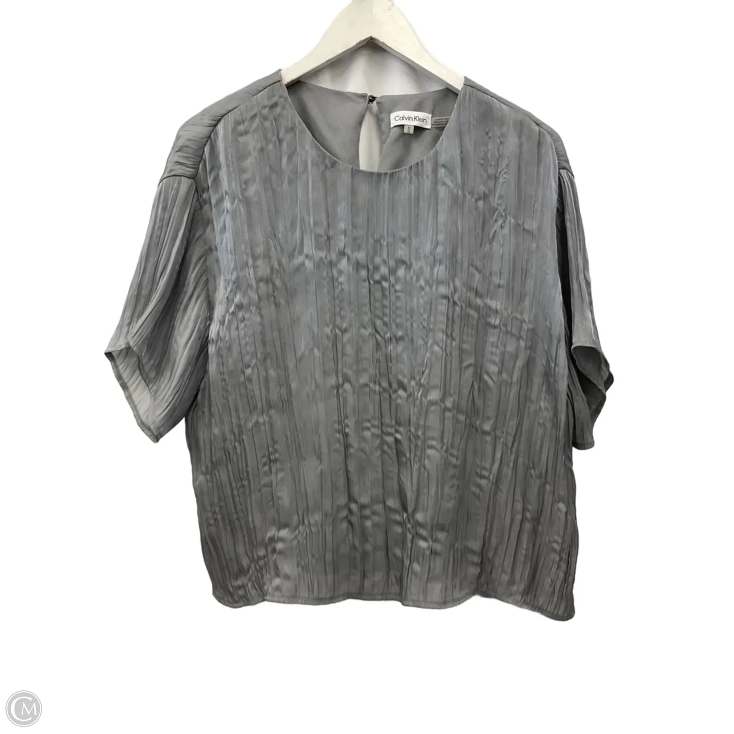 Skirt Set 2pc By Calvin Klein In Grey, Size: M