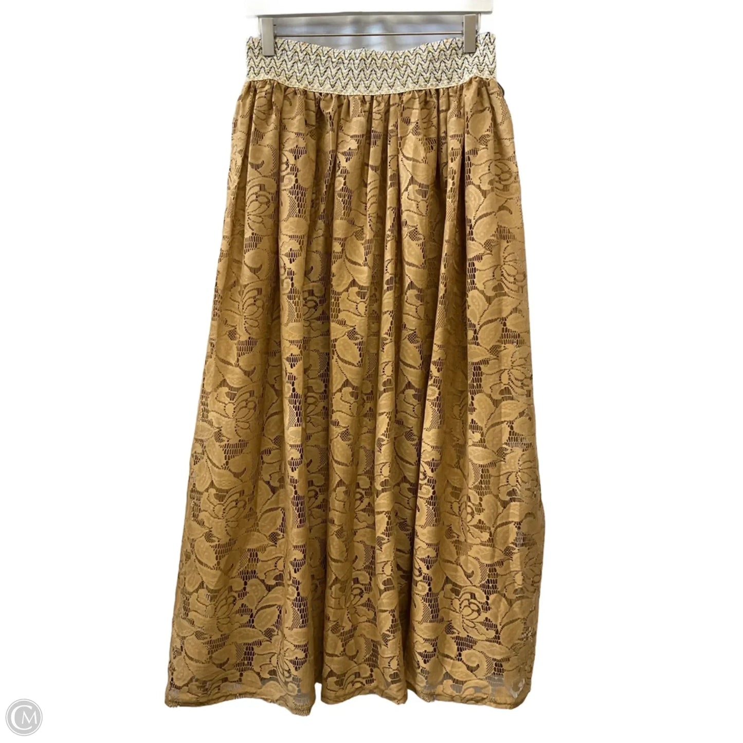 Skirt Midi By Magic In Tan, Size: 1x