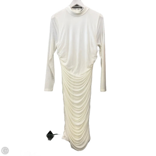 Dress Casual Midi By Akira In Cream, Size: 1x