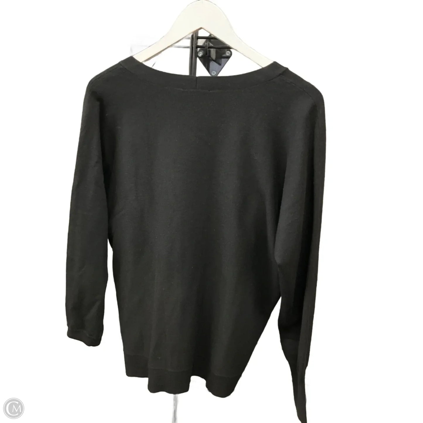 Sweater By Chicos In Black, Size: L