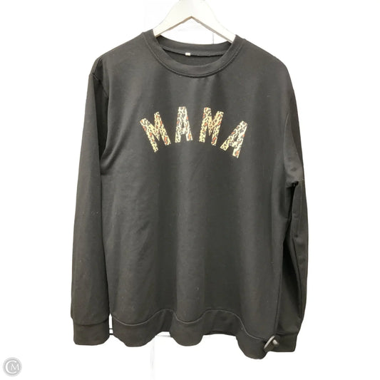 Top Long Sleeve By Cmf In Black, Size: 2x