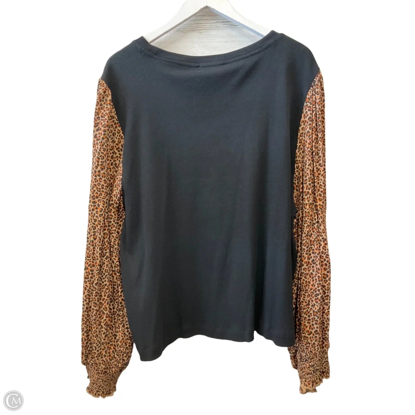 Top Long Sleeve By Dkny In Black, Size: 3x