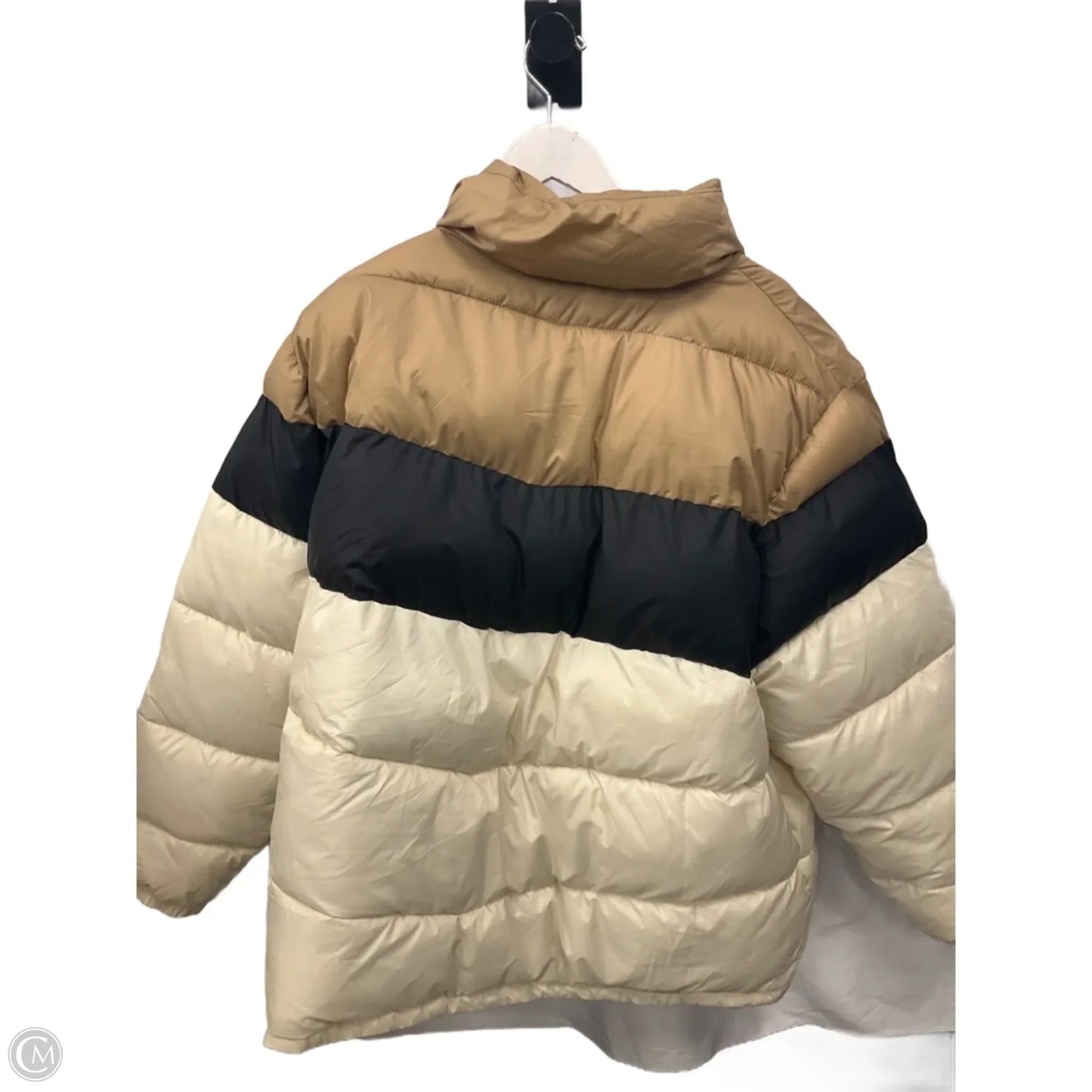 Jacket Puffer & Quilted By Columbia In Cream & Tan, Size: 3x