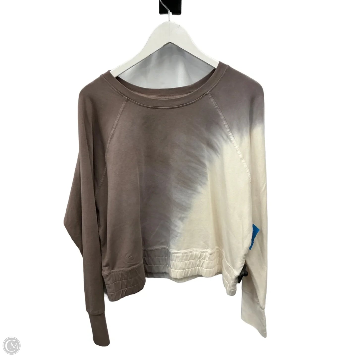 Sweatshirt Crewneck By Joy Lab In Brown & Gold, Size: Xl