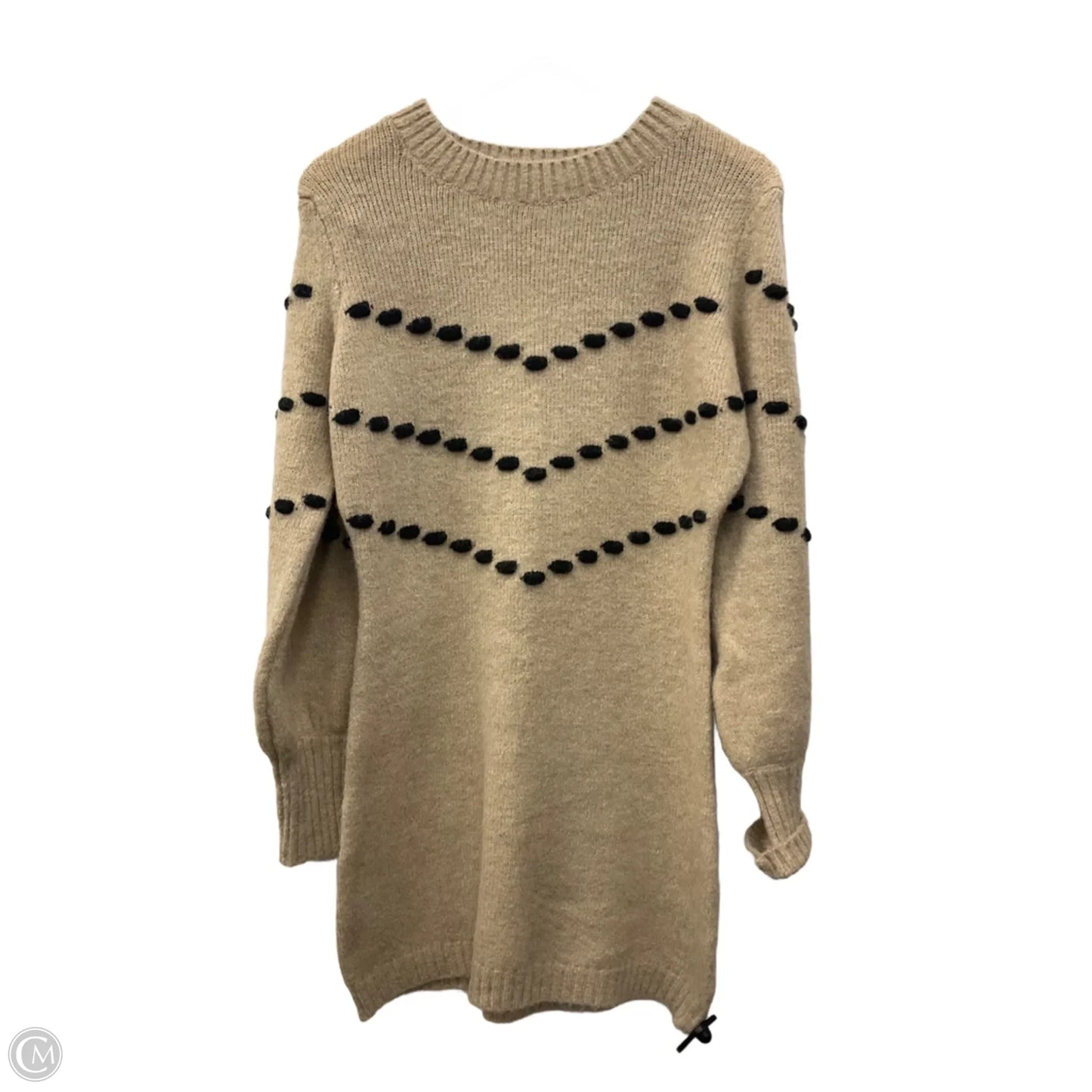 Dress Sweater By Lush In Beige, Size: S