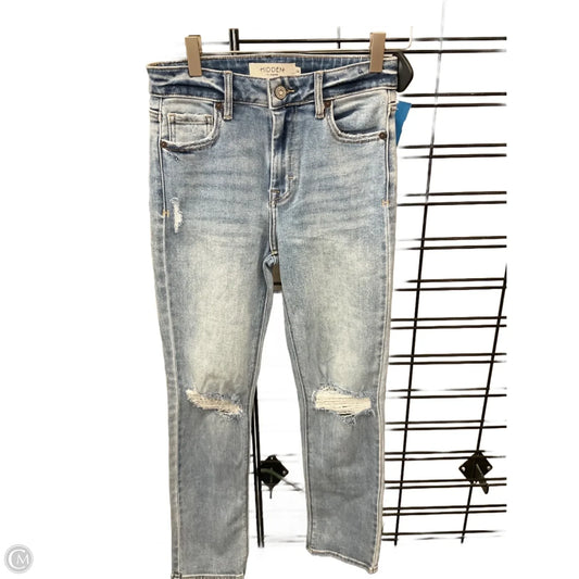 Jeans Straight By Hidden In Blue Denim, Size: 0