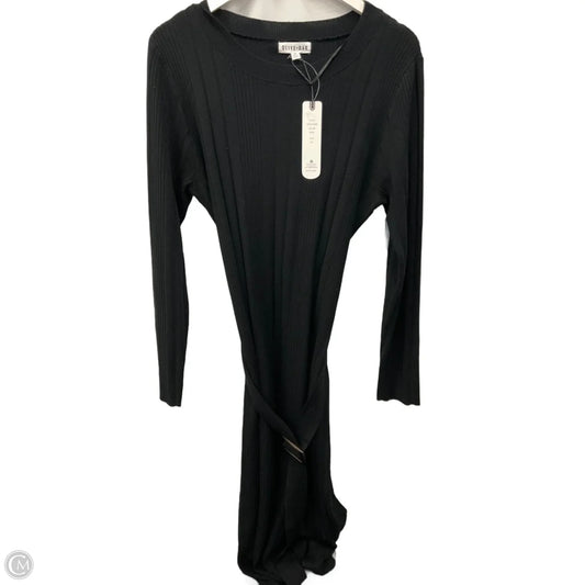 Dress Casual Midi By Olive And Oak In Black, Size: Xl