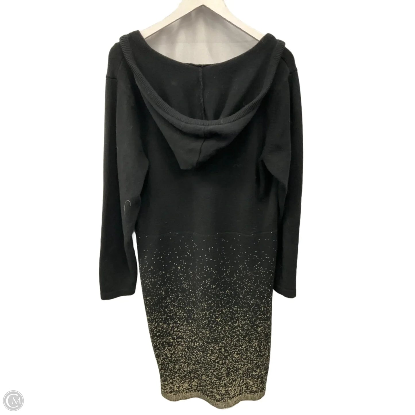 Dress Sweater By Torrid In Black & Gold, Size: 2x