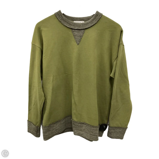 Top Long Sleeve By Staccato In Green, Size: L