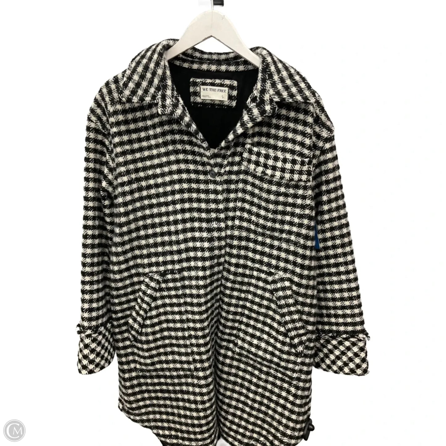 Coat Other By We The Free In Checkered Pattern, Size: S