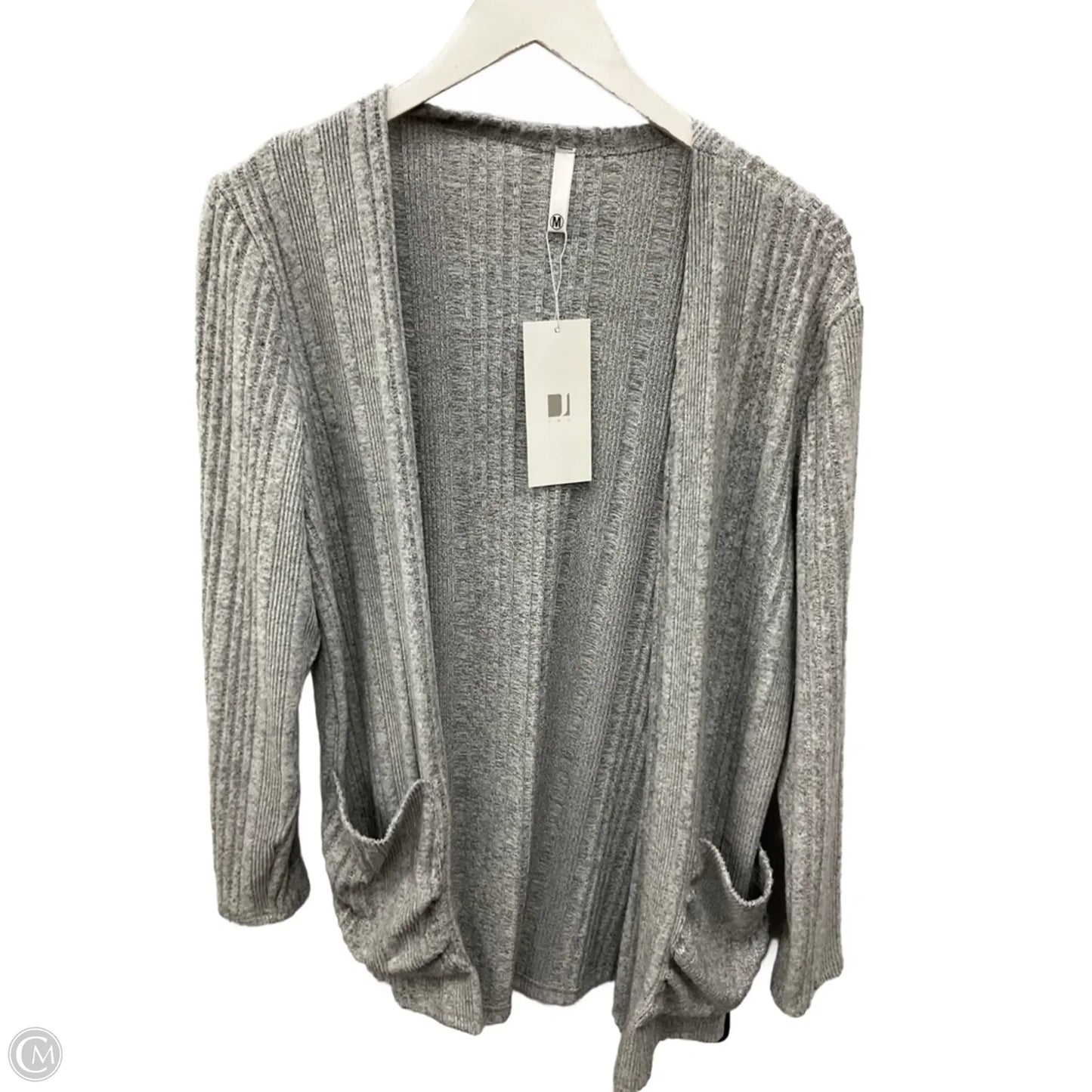 Cardigan By Clothes Mentor In Grey, Size: M