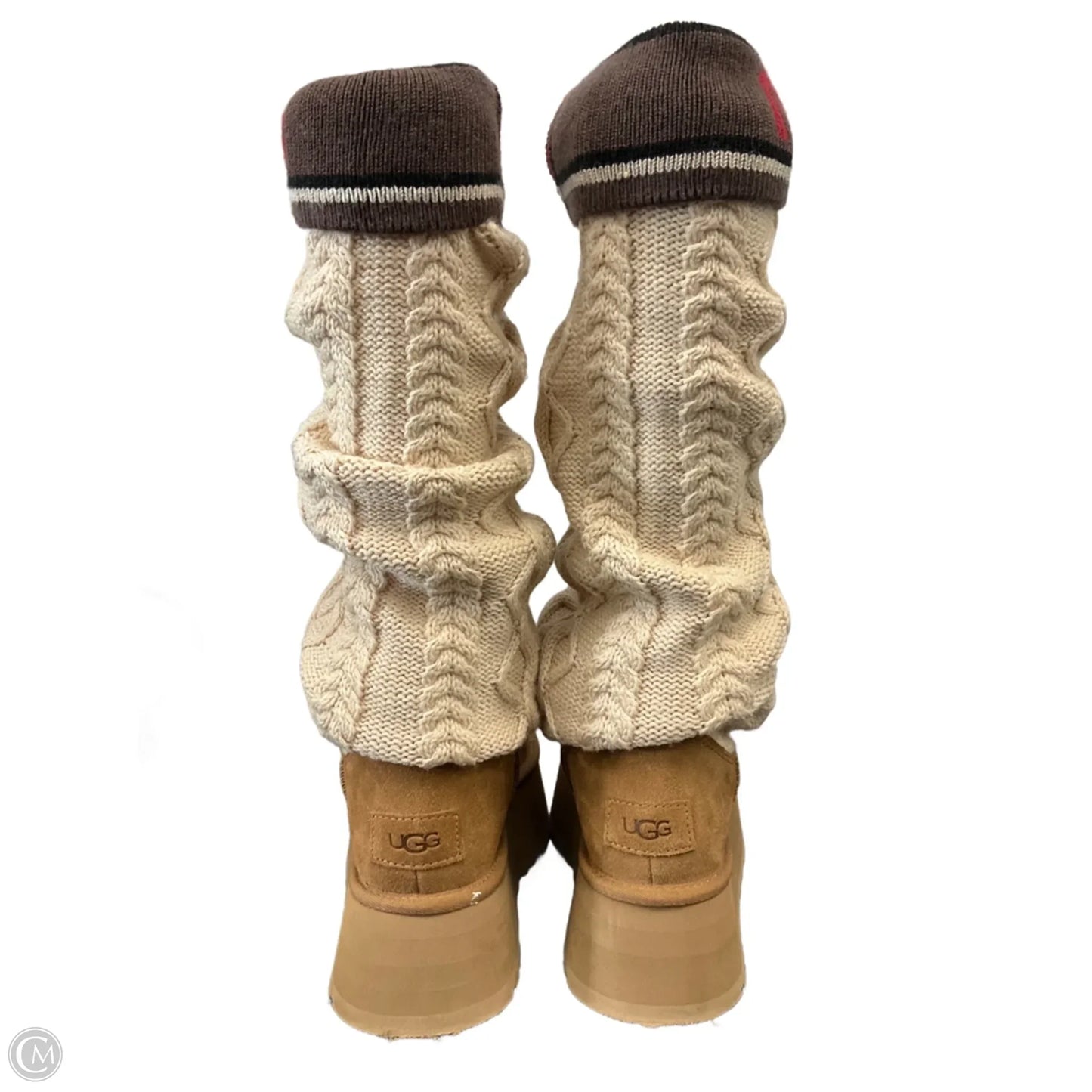 Boots Designer By Ugg In Cream, Size: 7