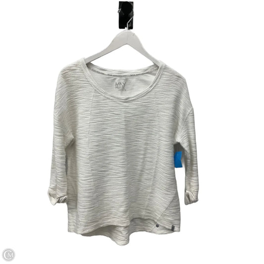 Top 3/4 Sleeve By Marc New York In White, Size: L