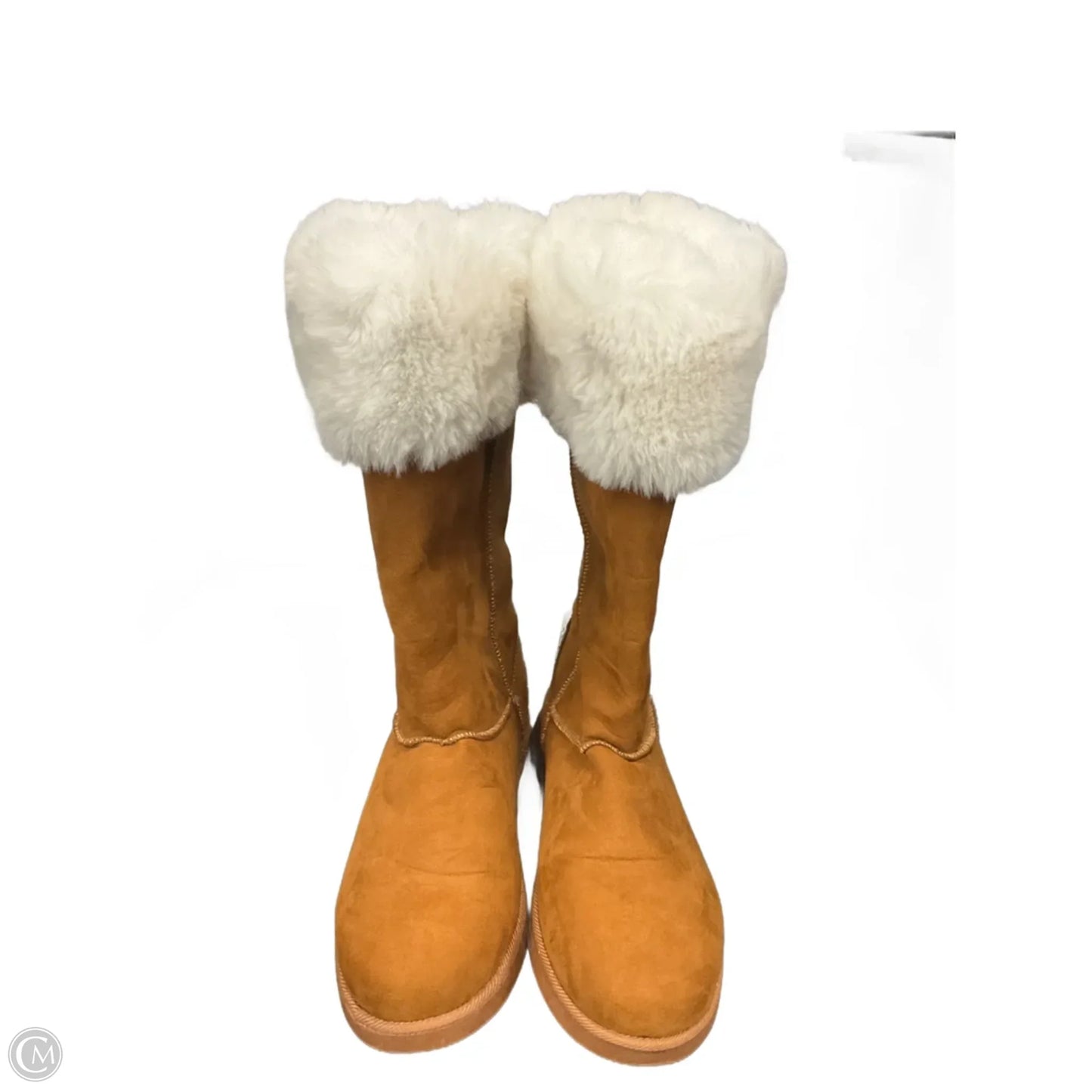 Boots Mid-calf Flats By Juicy Couture In Tan, Size: 10