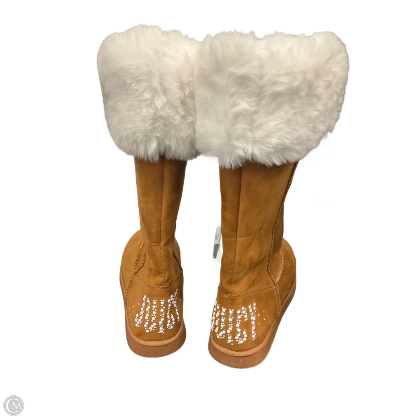 Boots Mid-calf Flats By Juicy Couture In Tan, Size: 10