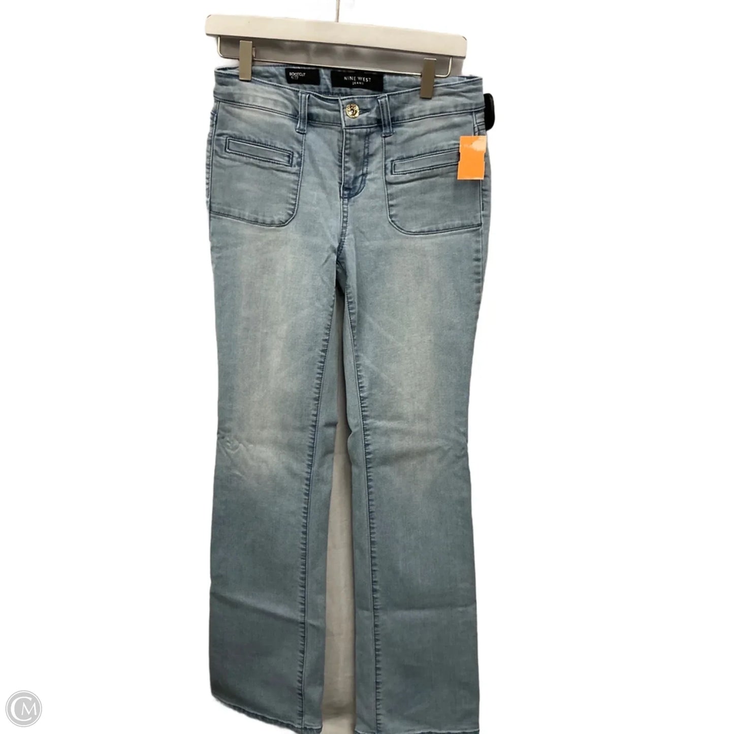 Jeans Boot Cut By Nine West Apparel In Blue Denim, Size: 4