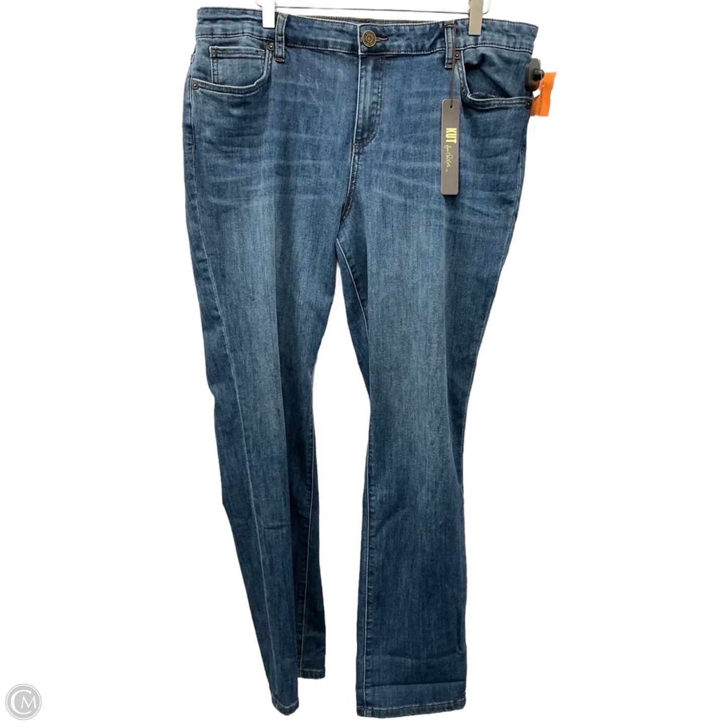 Jeans Boyfriend By Kut In Blue Denim, Size: 14