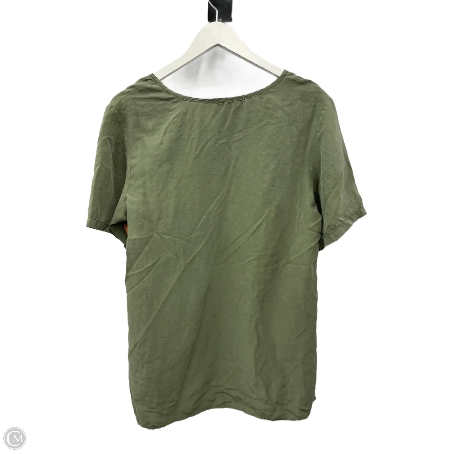 Top Short Sleeve By Express In Green, Size: M