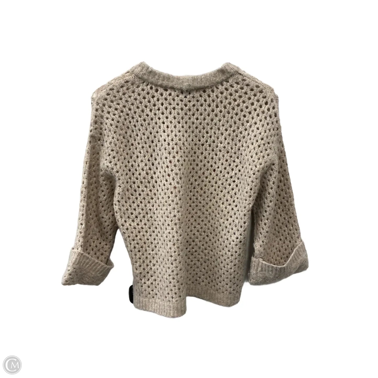 Sweater Short Sleeve By Democracy In Beige, Size: Sp