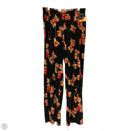 Pants Wide Leg By Indigo Rein In Floral Print, Size: Xl