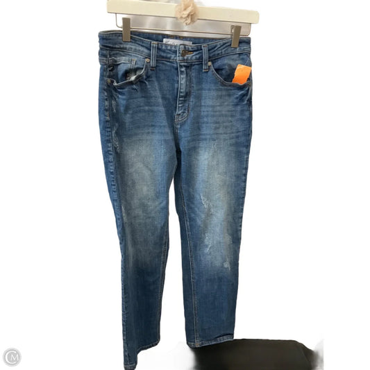 Jeans Straight By Kancan In Blue Denim, Size: 4