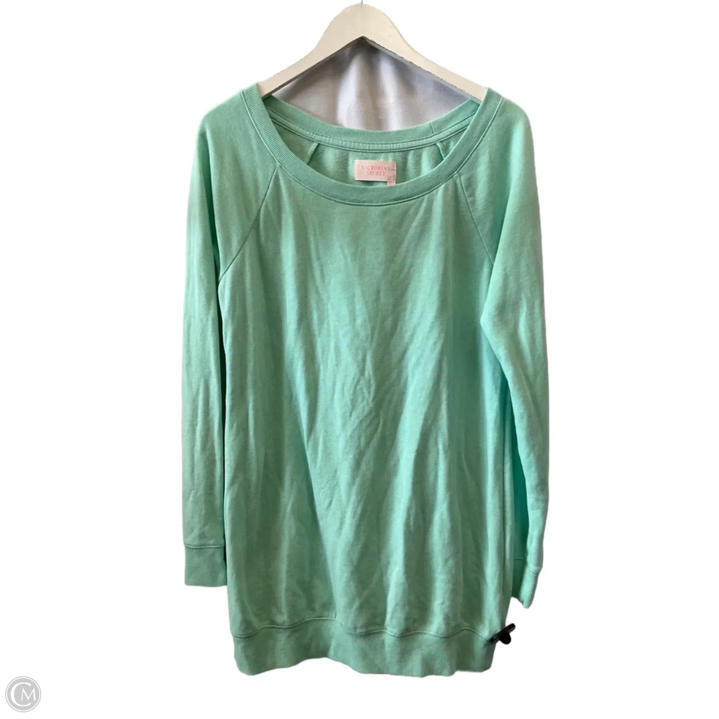 Tunic Long Sleeve By Victorias Secret In Green, Size: M