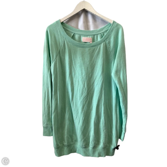 Tunic Long Sleeve By Victorias Secret In Green, Size: M
