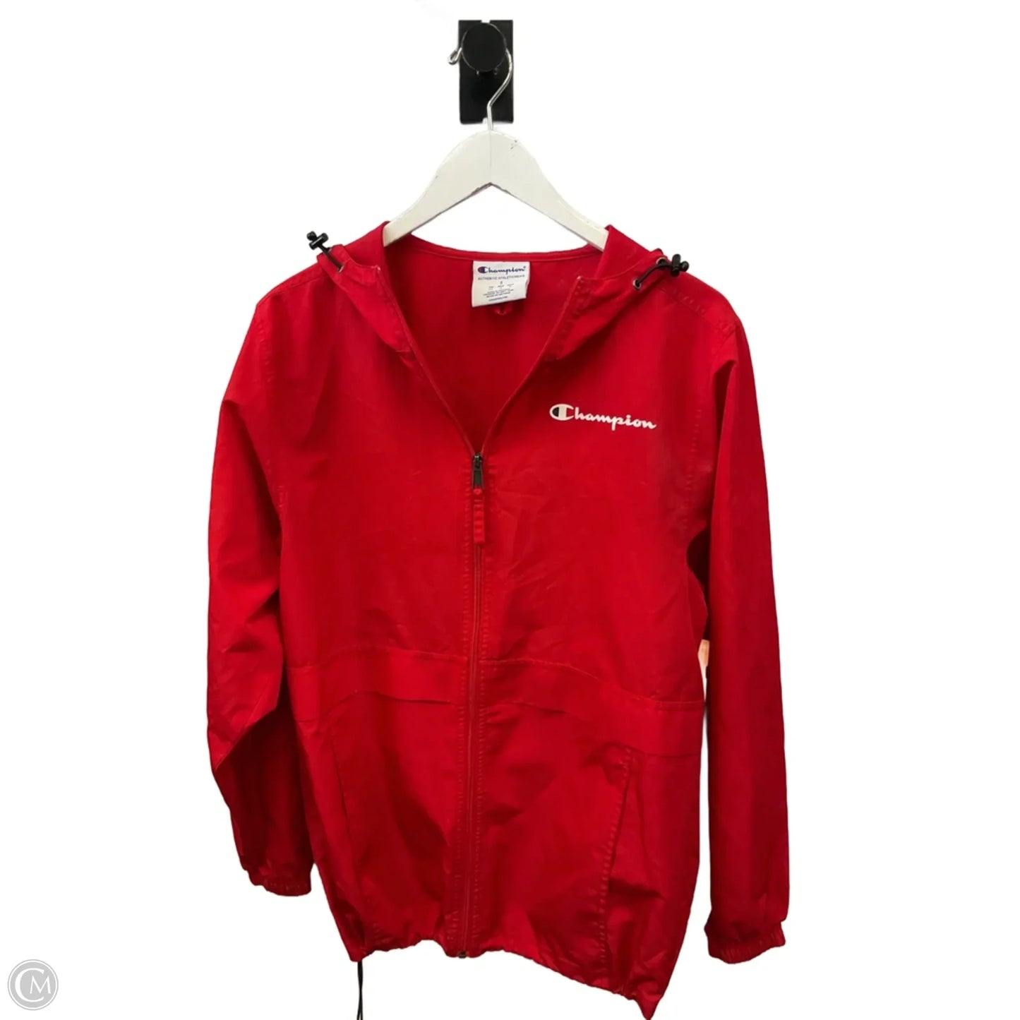 Athletic Jacket By Champion In Red, Size: S