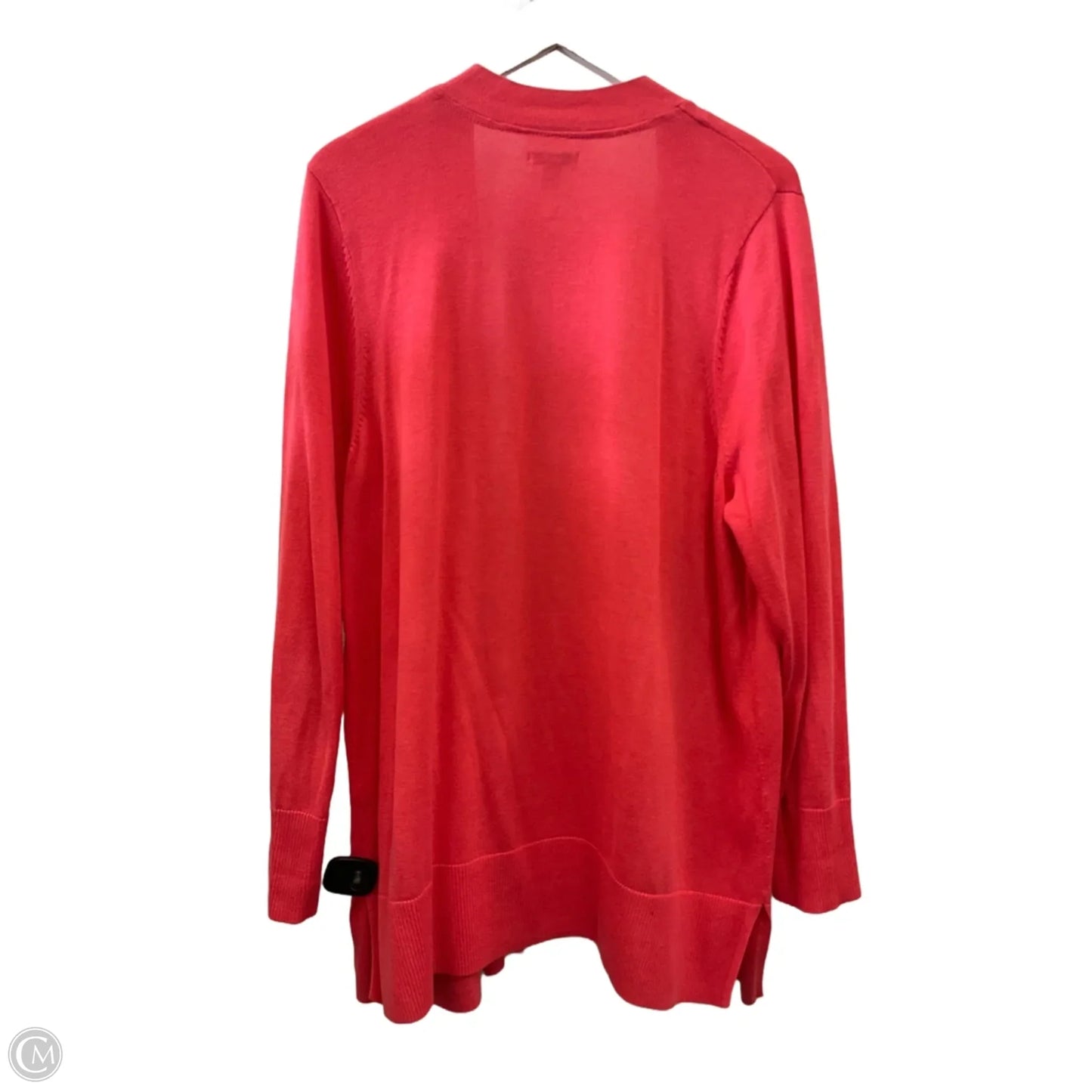 Cardigan By Croft And Barrow In Coral, Size: 1x