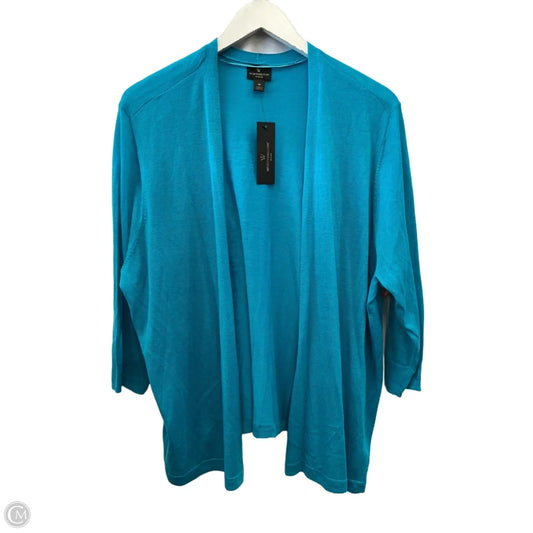 Cardigan By Worthington In Teal, Size: 1x