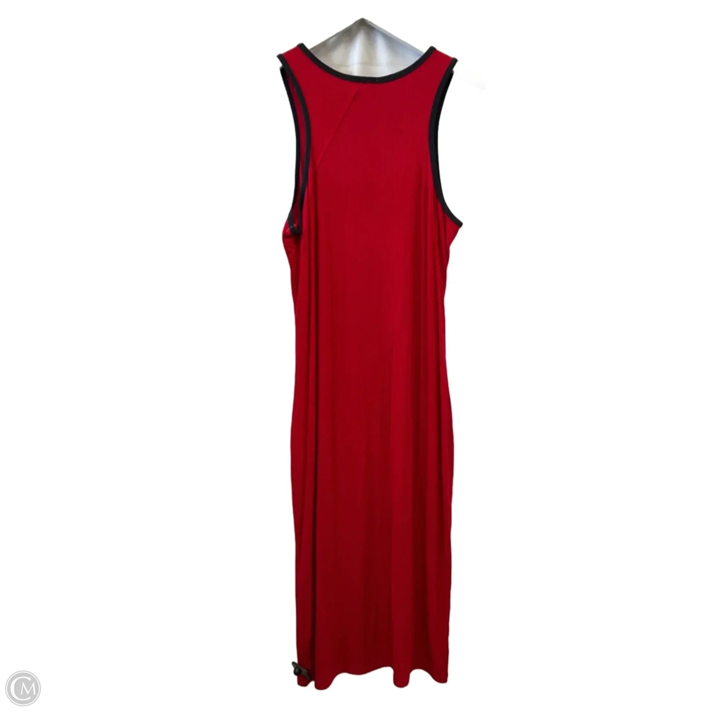 Dress Casual Midi By Tommy Hilfiger In Red, Size: L