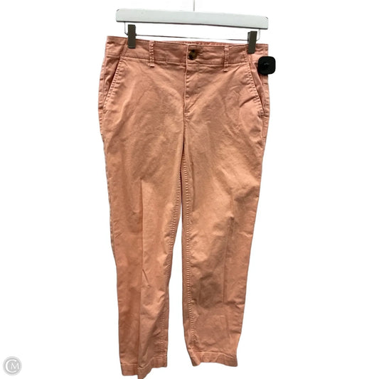Pants Cropped By Loft In Peach, Size: 2