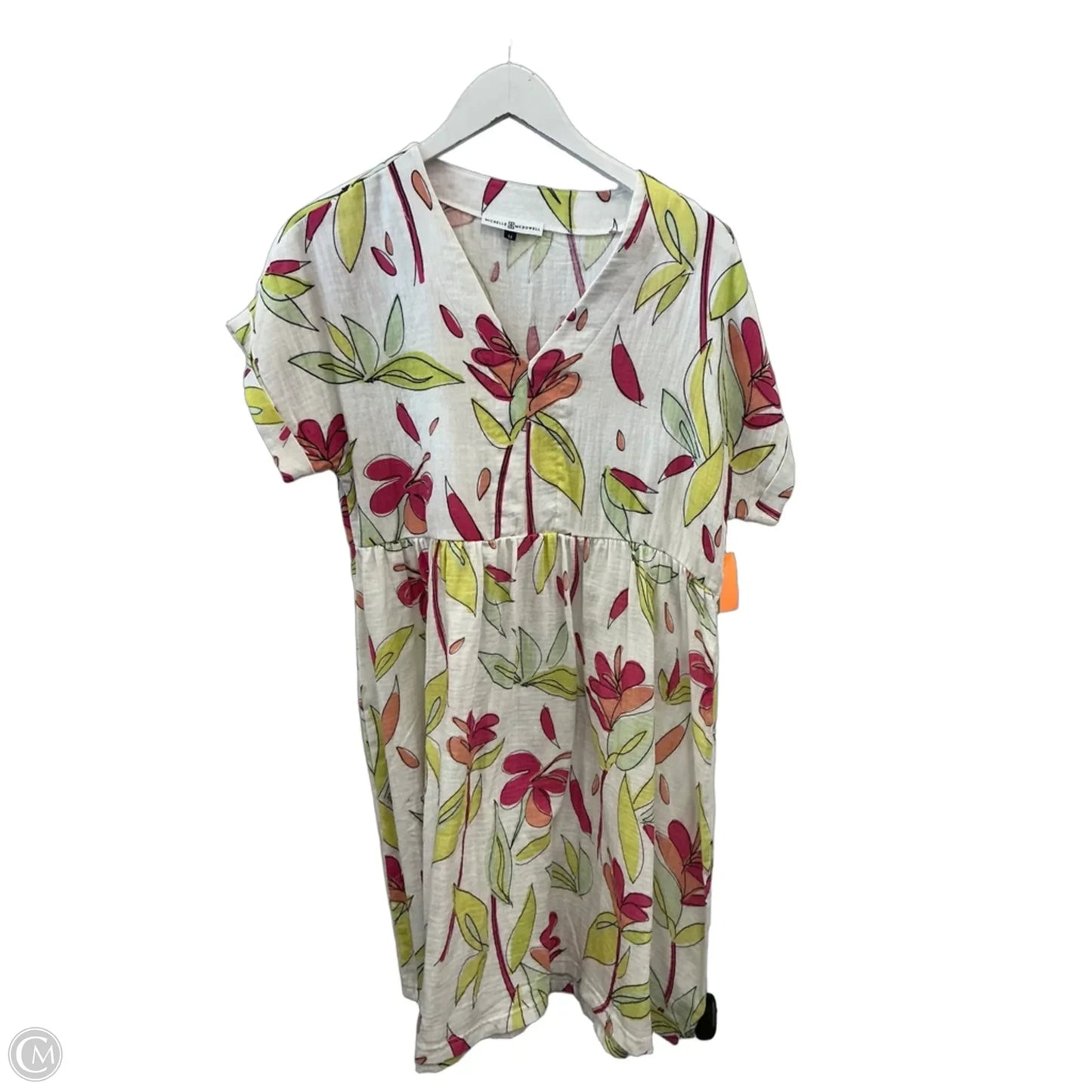 Dress Casual Short By Michelle Mcdowell In White, Size: M