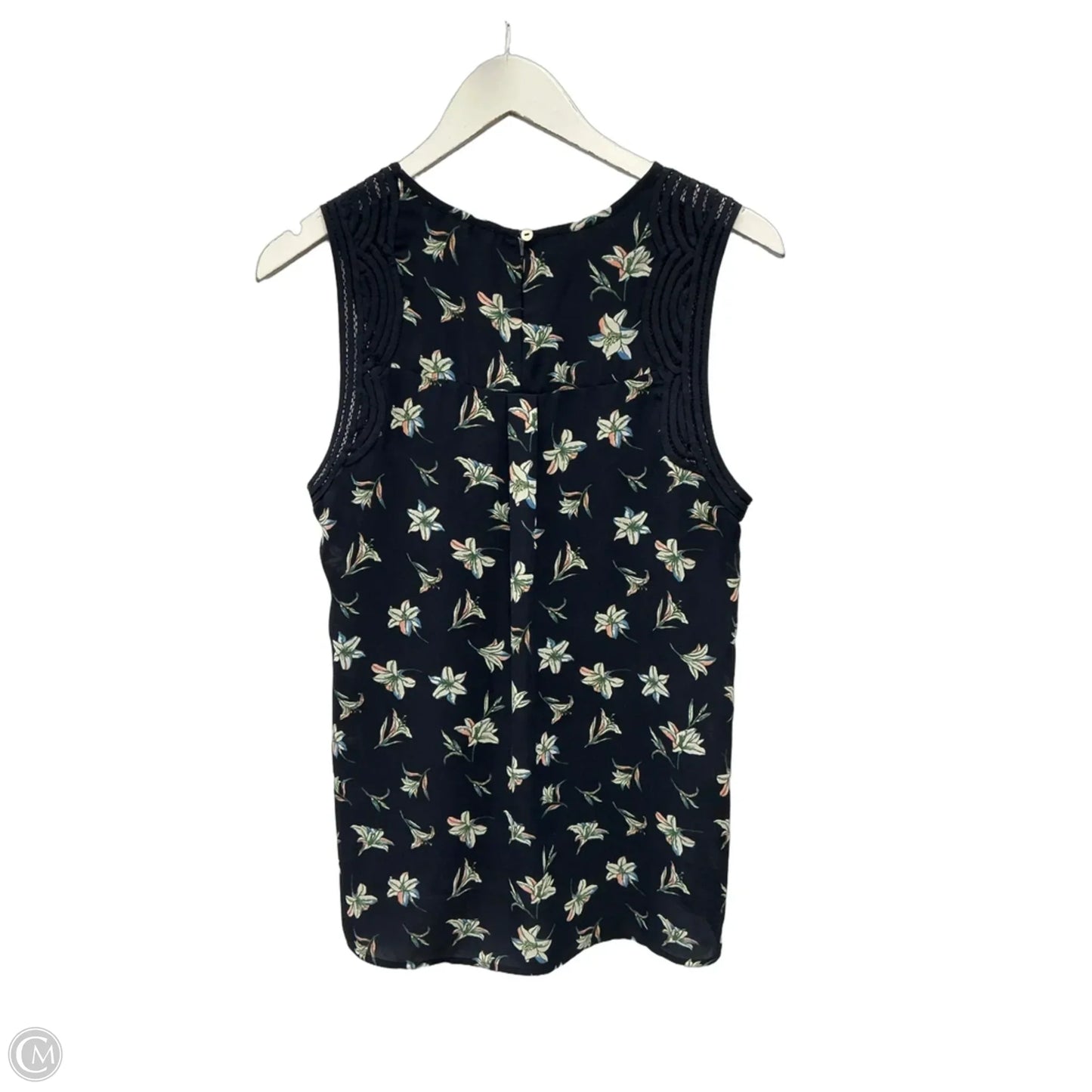 Top Sleeveless By Daniel Rainn In Navy, Size: M