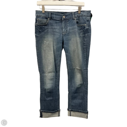Capris By White House Black Market In Blue Denim, Size: 6