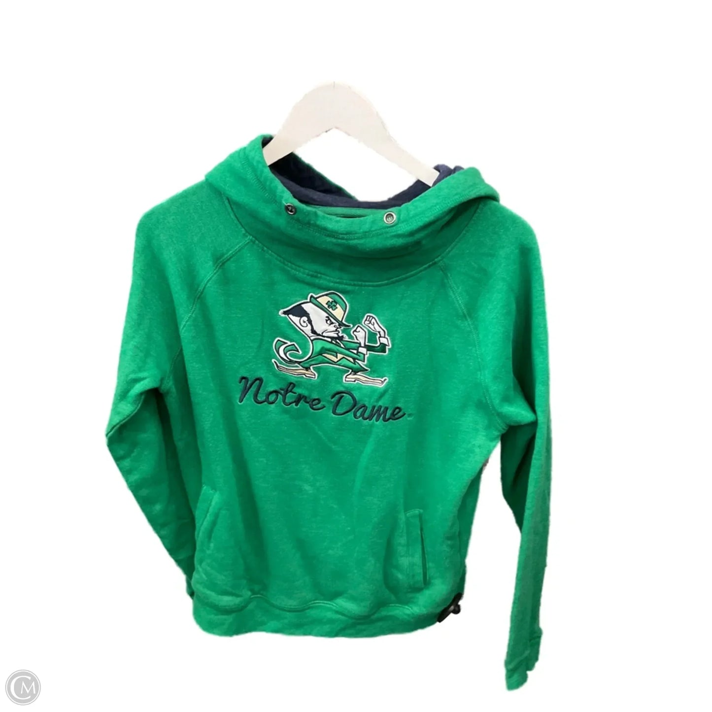 Athletic Sweatshirt Hoodie By Colosseum In Green, Size: M