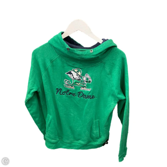 Athletic Sweatshirt Hoodie By Colosseum In Green, Size: M