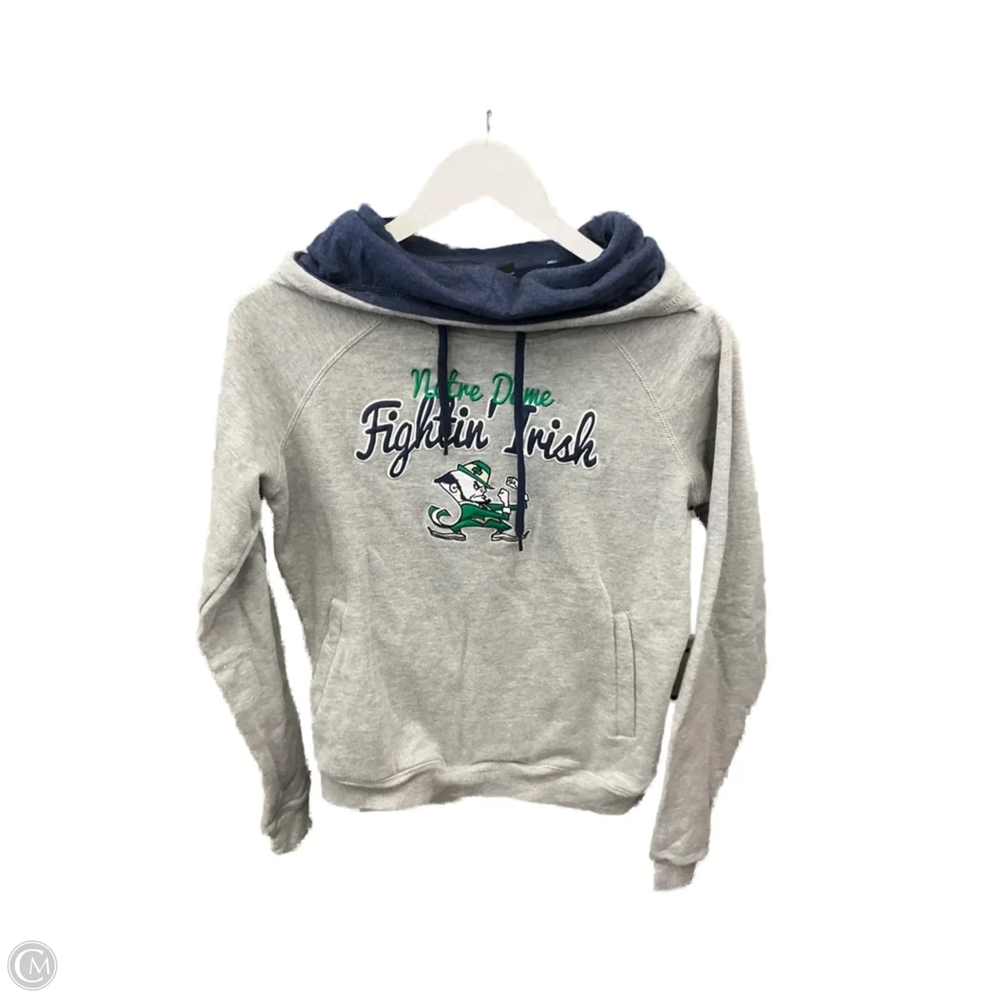 Athletic Sweatshirt Hoodie By Colosseum In Grey, Size: S