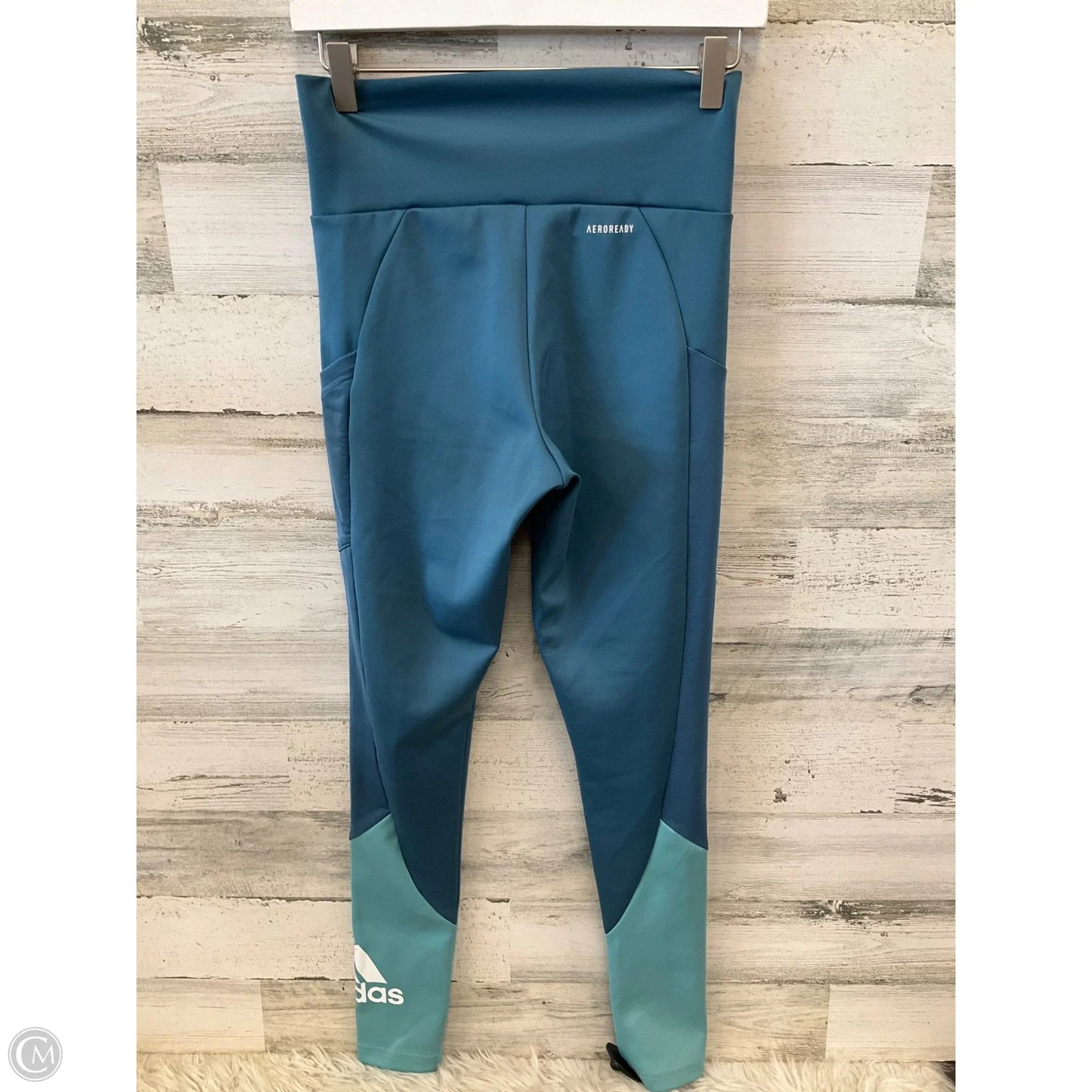Athletic Leggings By Adidas In Blue, Size: S
