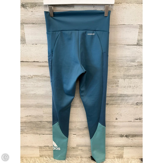 Athletic Leggings By Adidas In Blue, Size: S