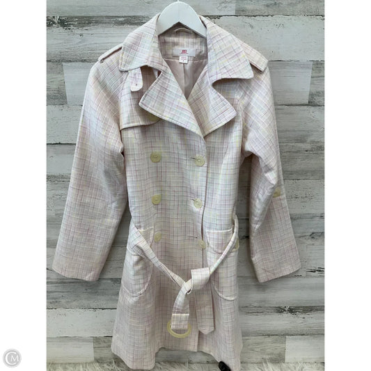 Coat Trench Coat By Jennifer Lopez In Multi-colored, Size: S