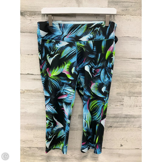 Athletic Leggings Capris By New Balance In Multi-colored, Size: L