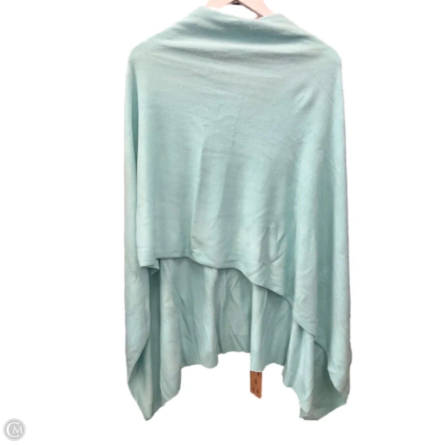 Shawl By Clothes Mentor In Aqua, Size: Osfm