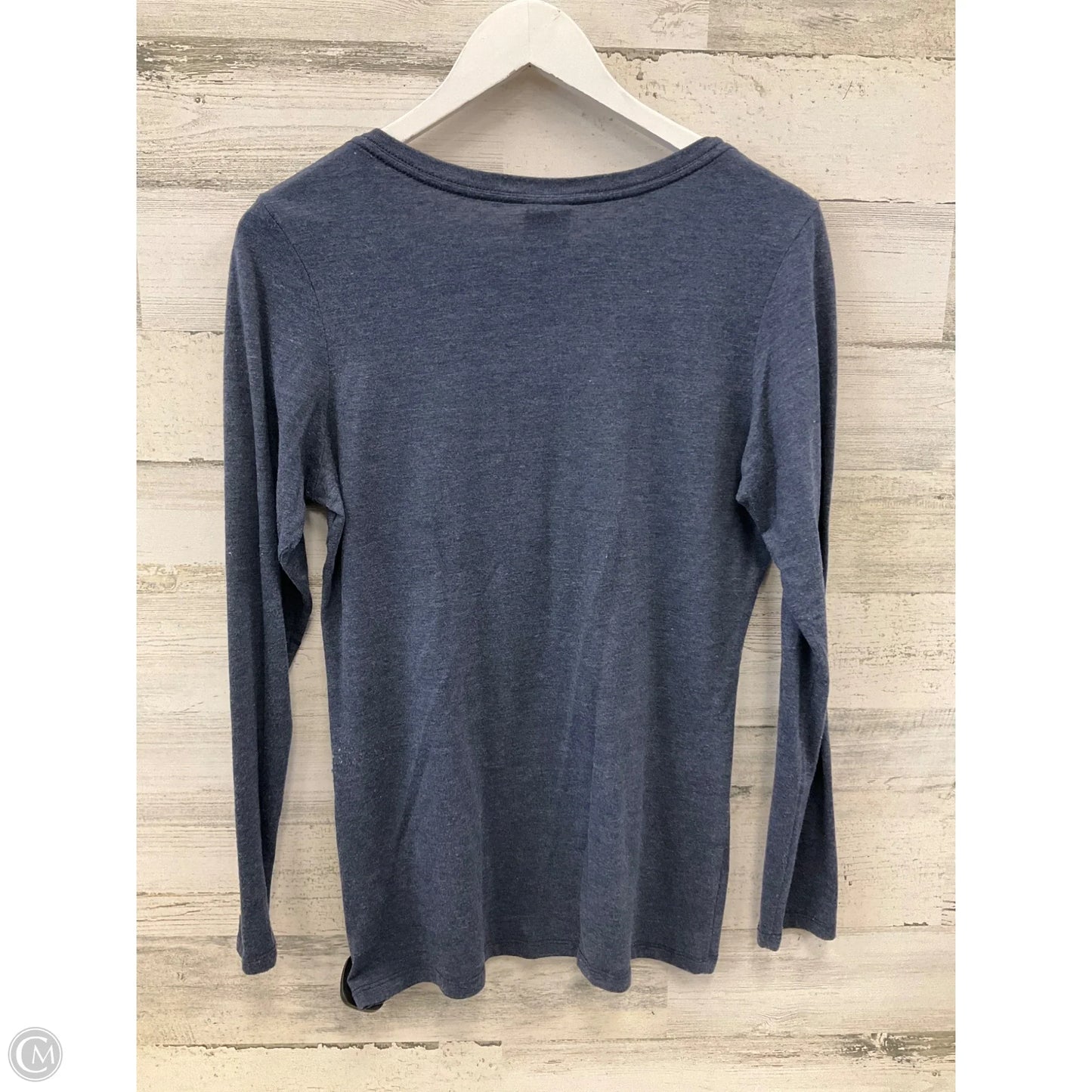 Athletic Top Long Sleeve Crewneck By Nike Apparel In Blue, Size: M