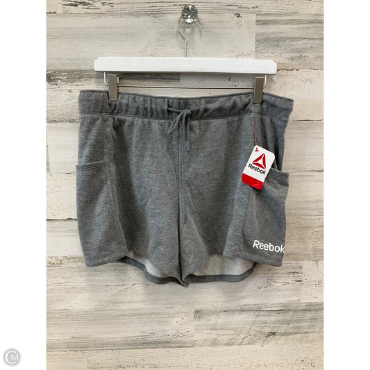 Athletic Shorts By Reebok In Grey, Size: L