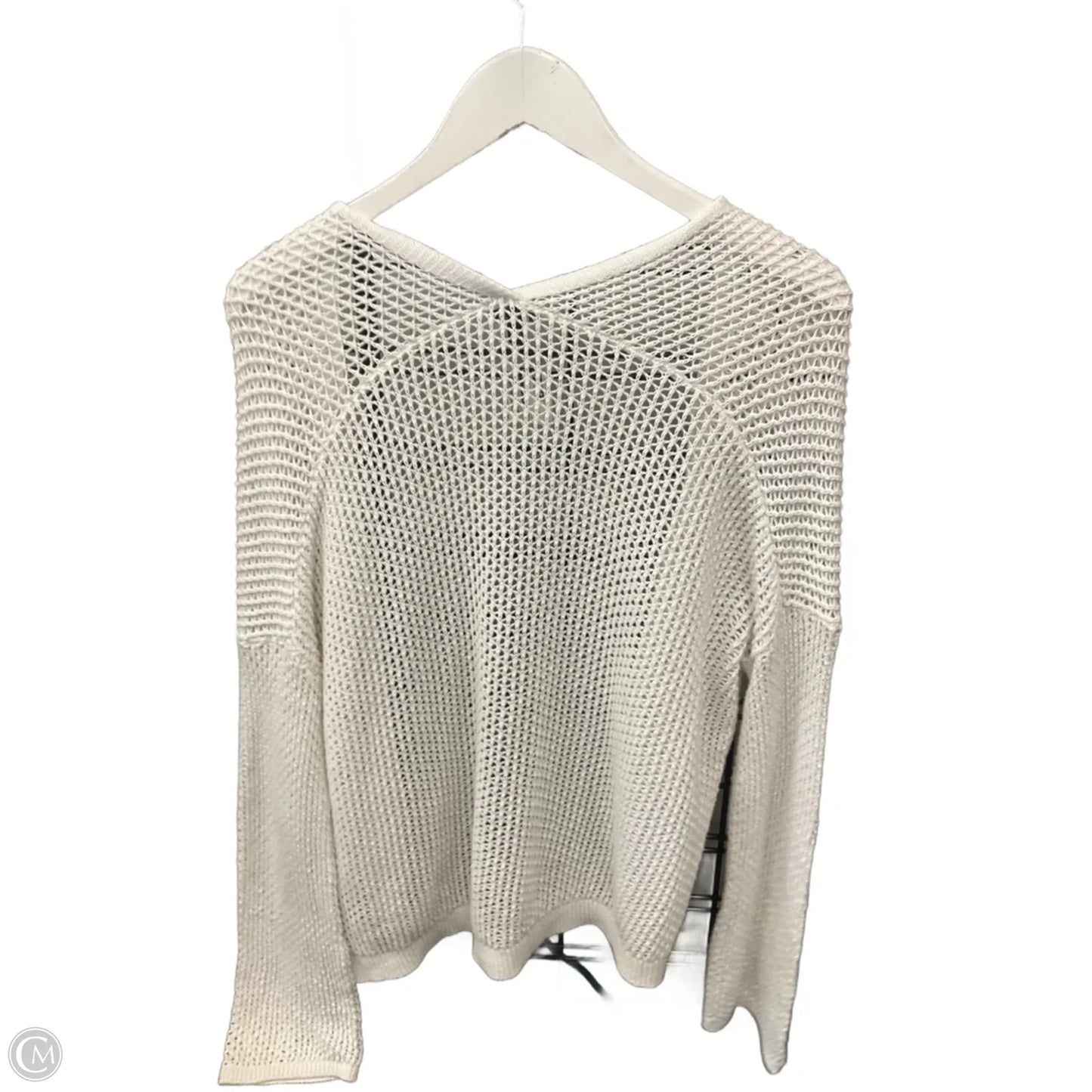 Cardigan By Express In White, Size: M